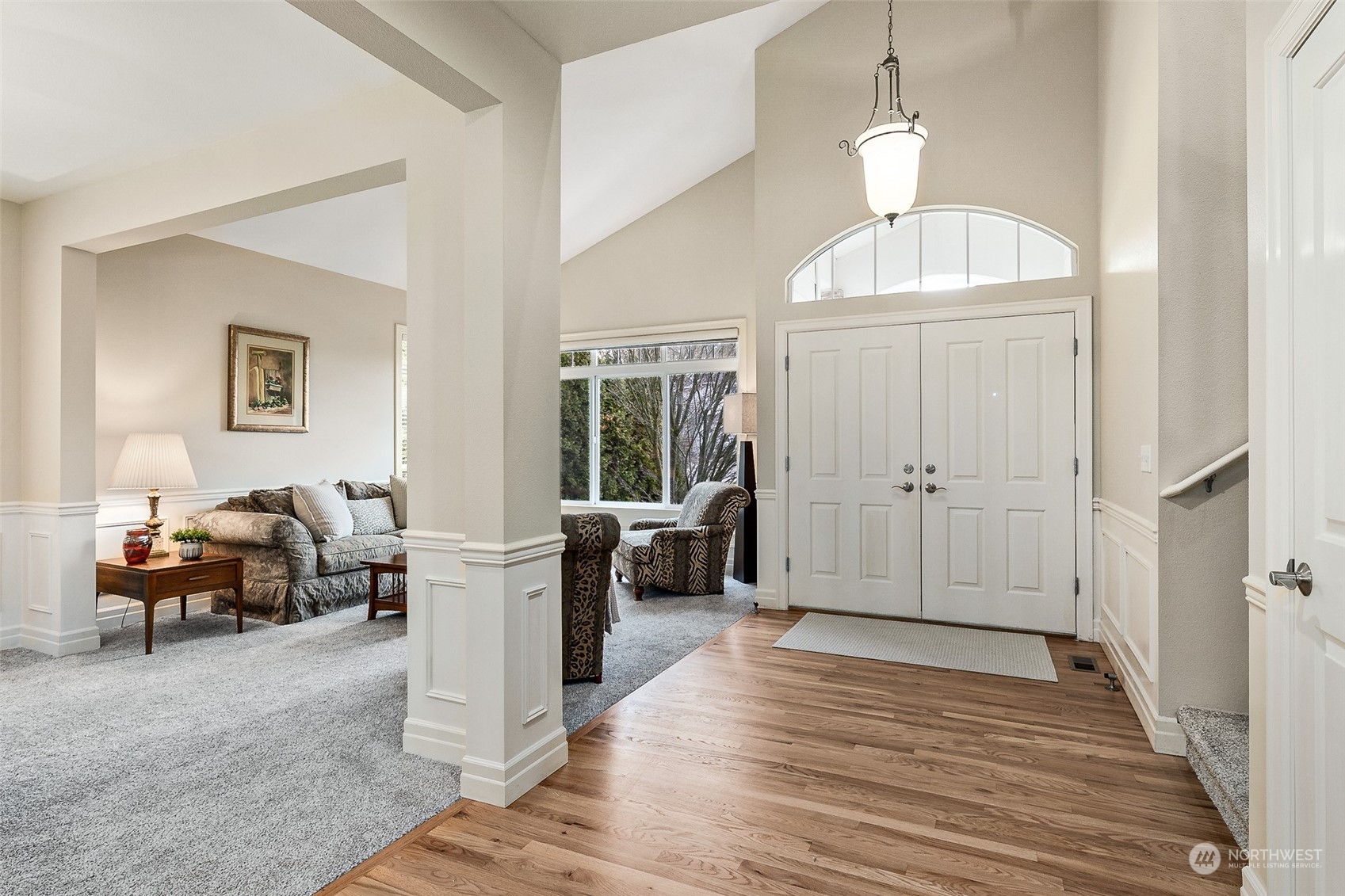 17110 16th Avenue Southeast Bothell, WA 98012 - Photo 8 of 28 a living room with furniture chandelier and wooden floor