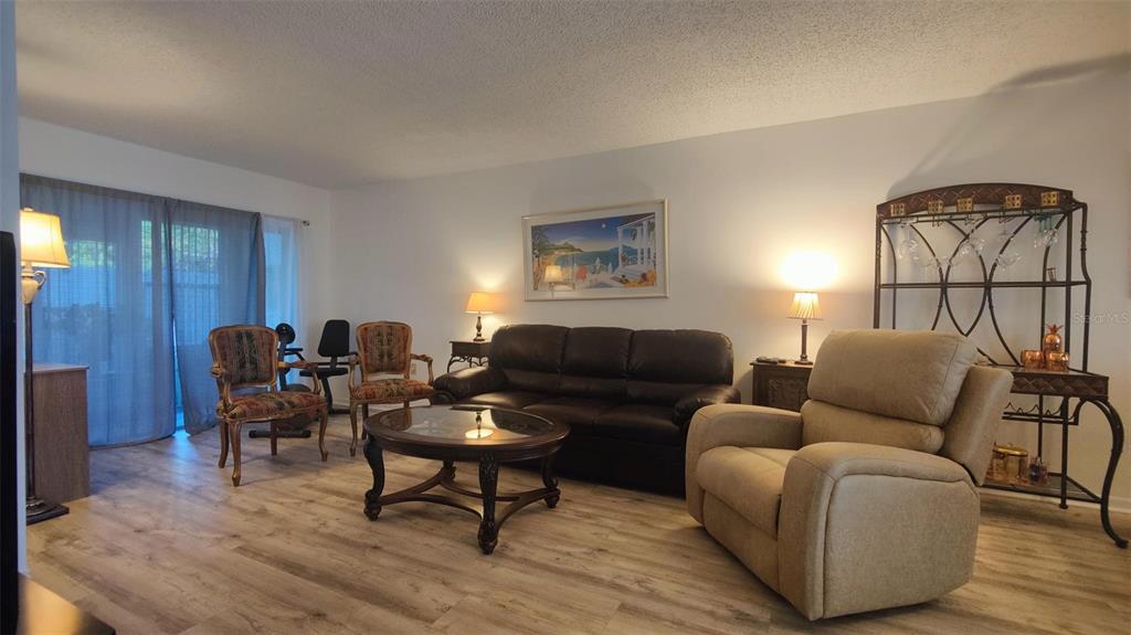 952 Virginia Street, Unit 103 Dunedin, FL 34698 - Photo 7 of 16 a living room with furniture a rug and a window