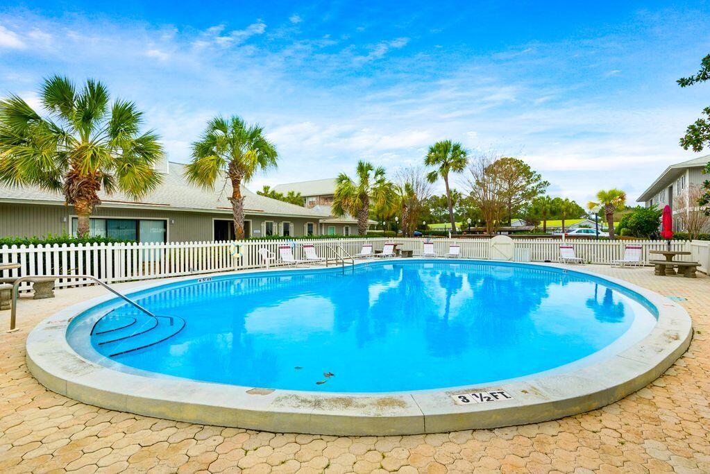 3799 East County Highway 30A, Unit H 2 Santa Rosa Beach, FL 32459 - Photo 27 of 41 a view of swimming pool with outdoor seating