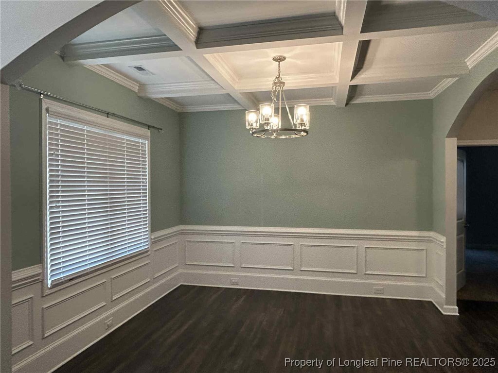 2406 Bankswood (lot 145) Court Hope Mills, NC 28348 - Photo 11 of 25 a view of empty room with wooden floor and fan