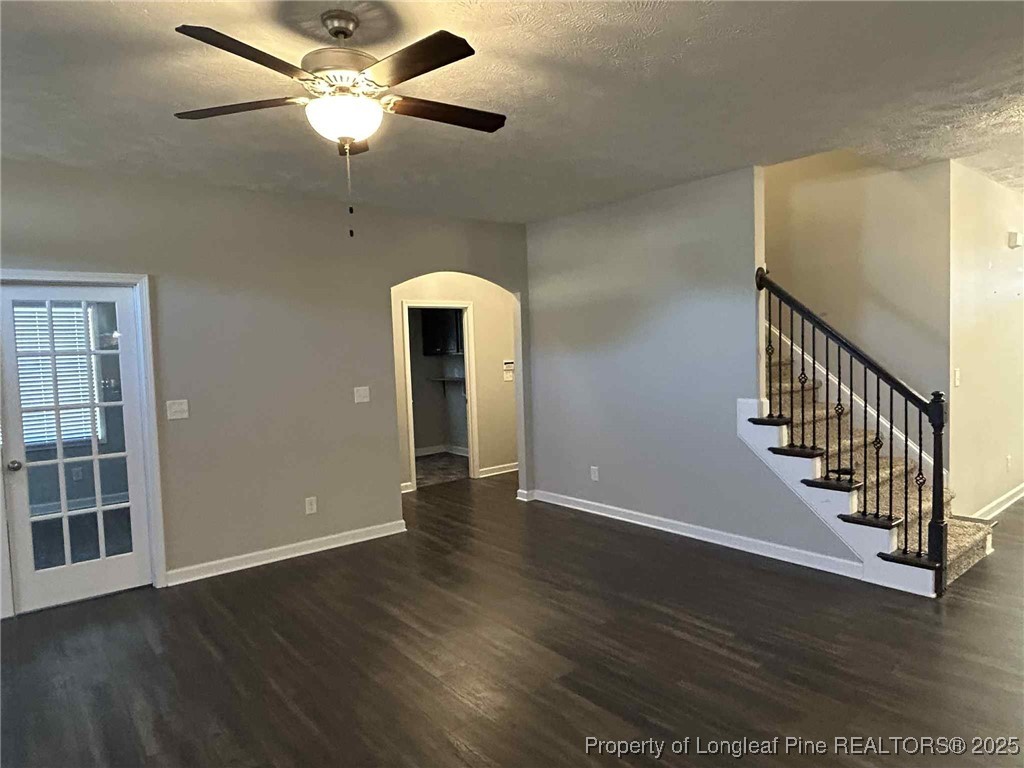 2406 Bankswood (lot 145) Court Hope Mills, NC 28348 - Photo 2 of 25 an empty room with wooden floor fan and windows