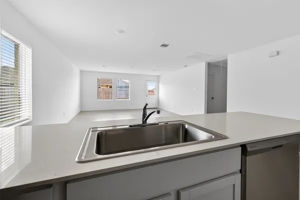 a close view of sink and tap