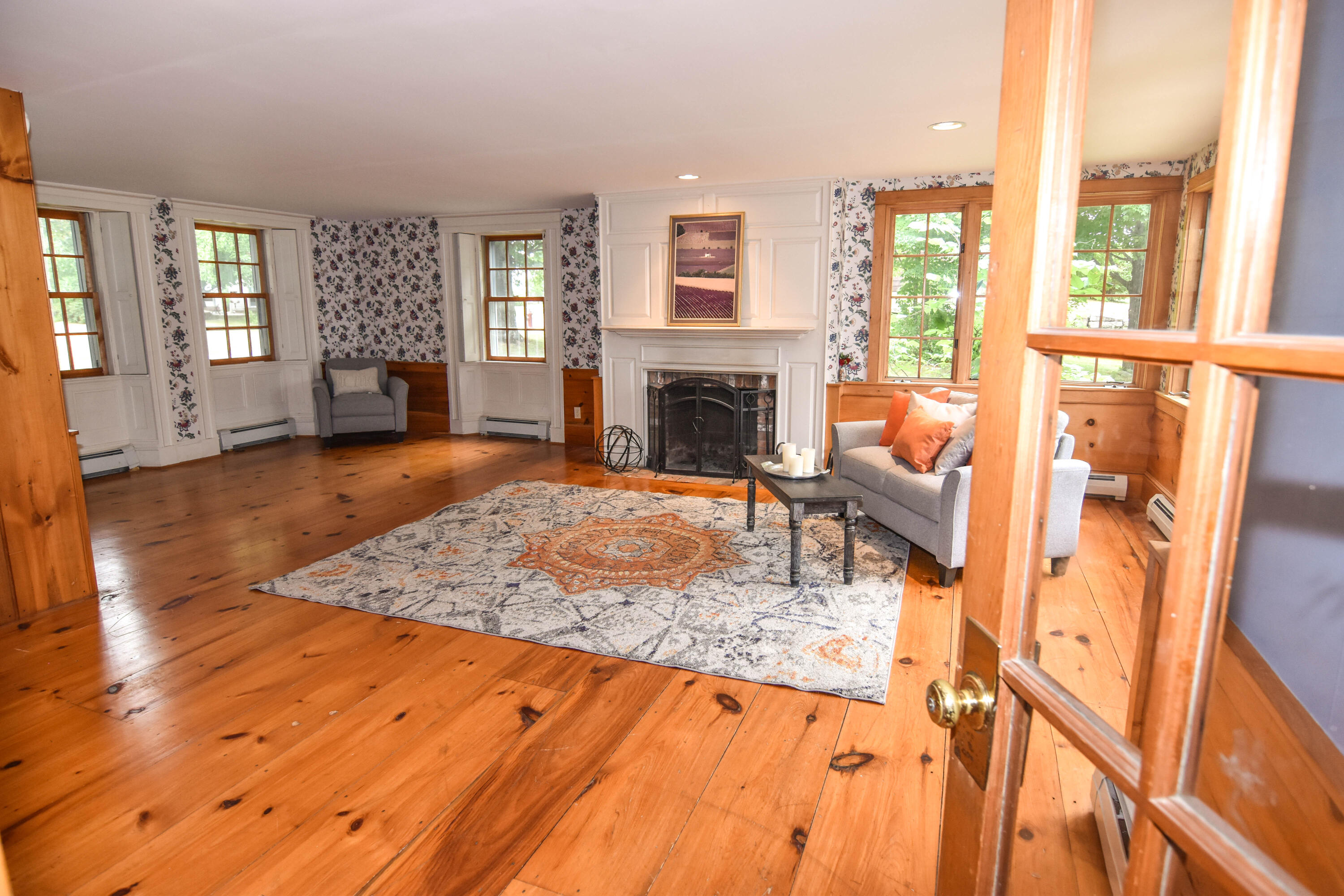 53 Old Elm Road Bridgton, ME 04009 - Photo 10 of 69 Large Living Room with fireplace