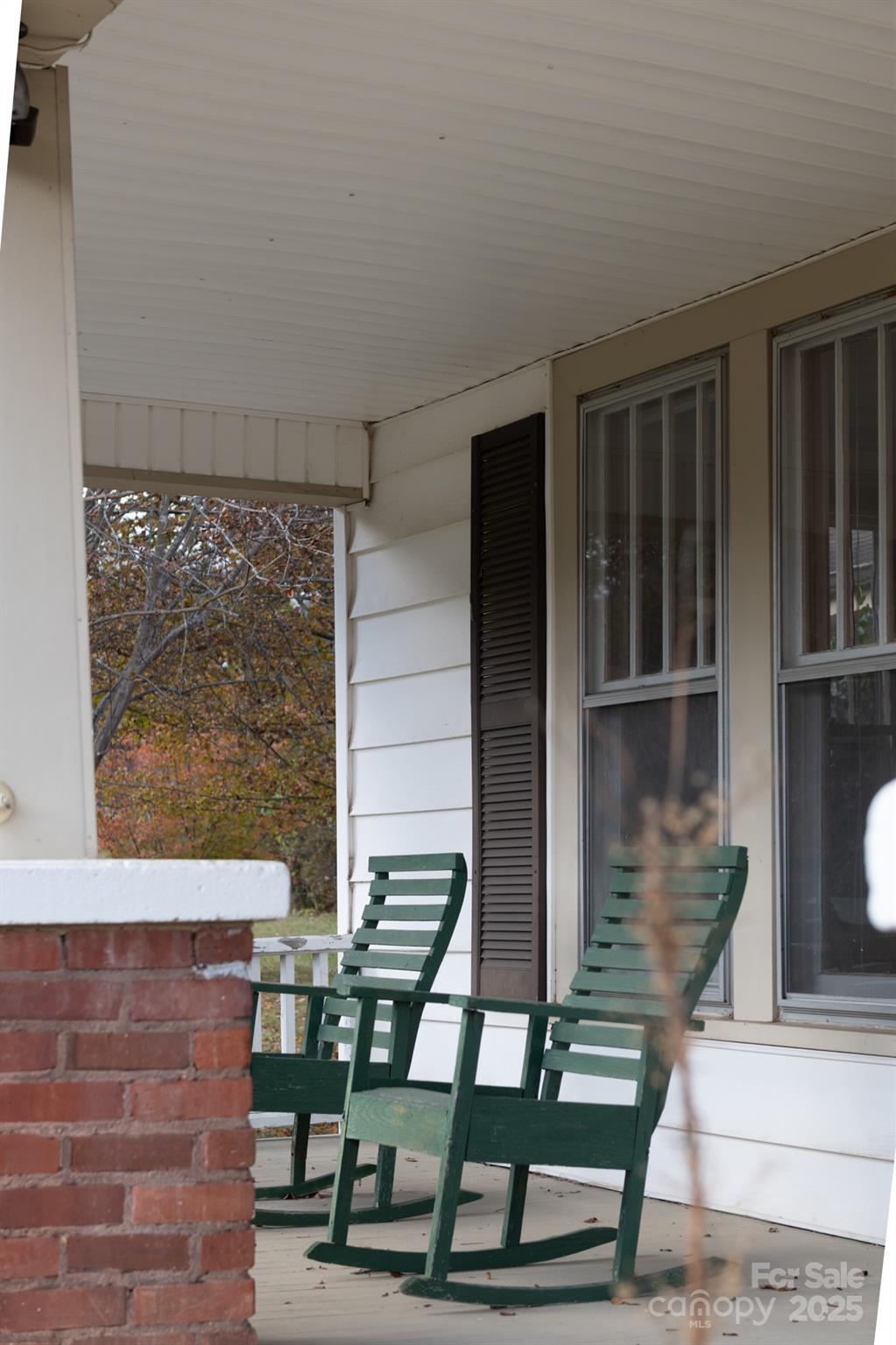 4541 Hartland Road Lenoir, NC 28645 - Photo 35 of 40 a balcony with two glass table and chairs
