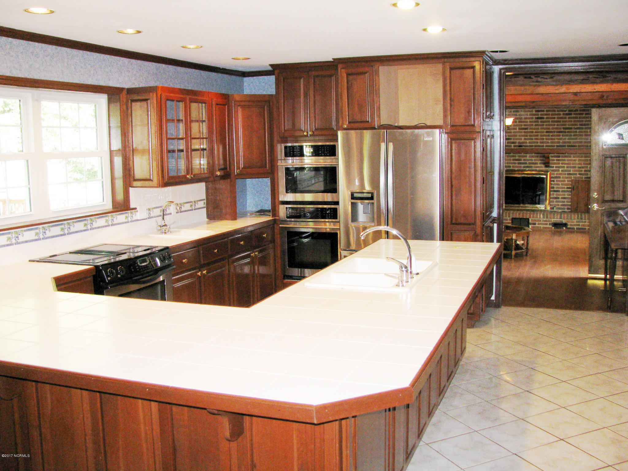 3947 Eds Grocery Road Williamston, NC 27892 - Photo 5 of 30 View of kitchen into den