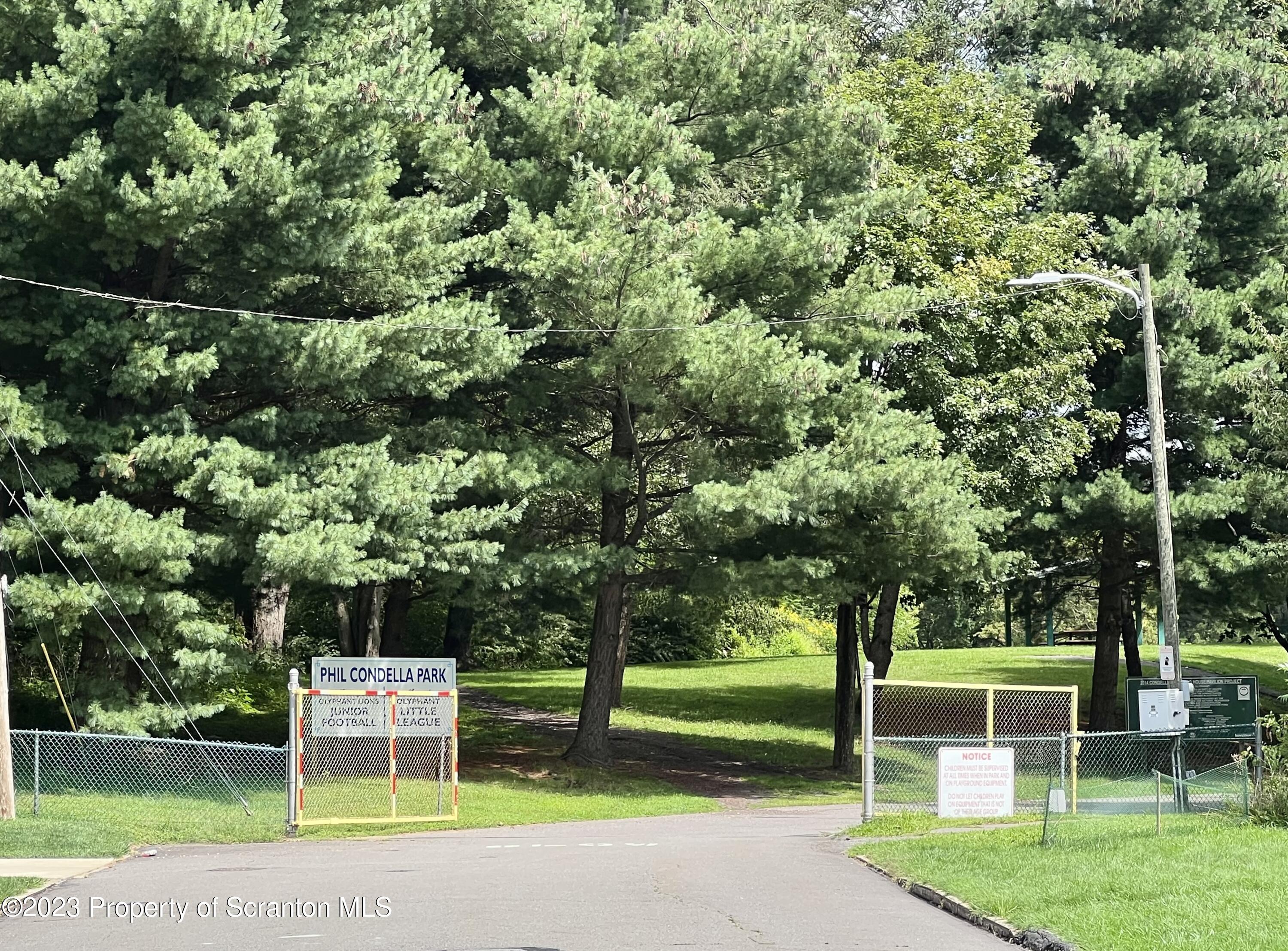 218 Jackson Street Olyphant, PA 18447 - Photo 41 of 46 a view of a park with large trees