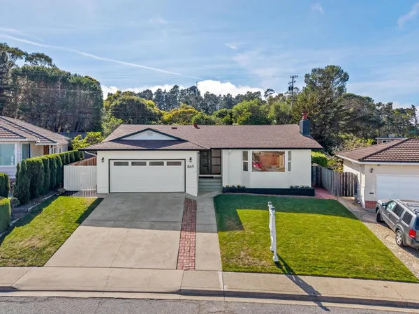 $1,688,000 | 869 Crestview Drive, Millbrae, CA 94030