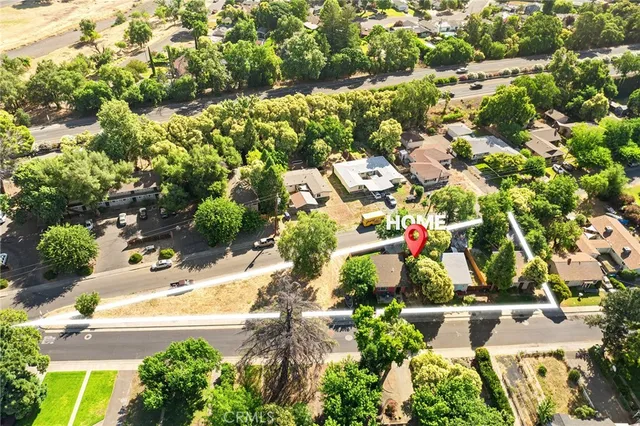 a view of yard with swimming pool