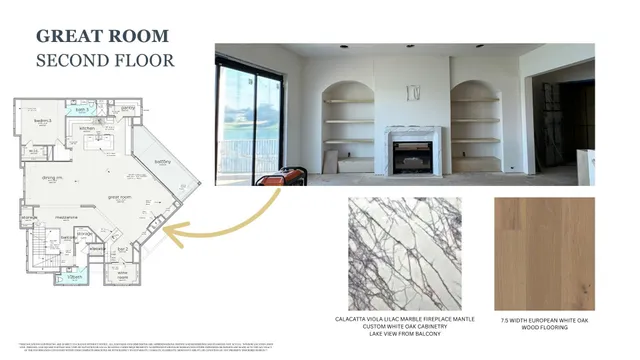 a view of a hallway with wooden walls