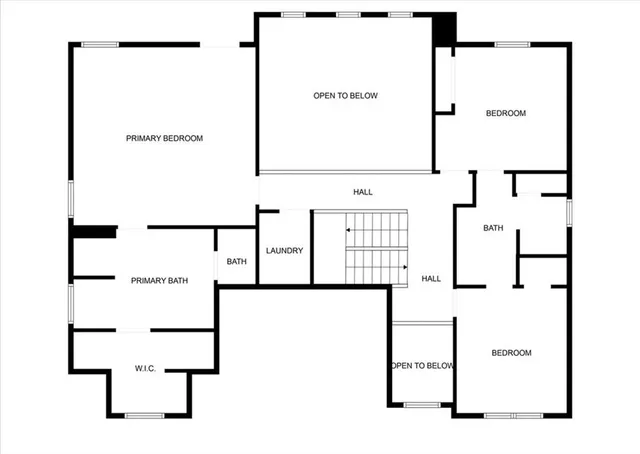 an aerial view of a house having yard