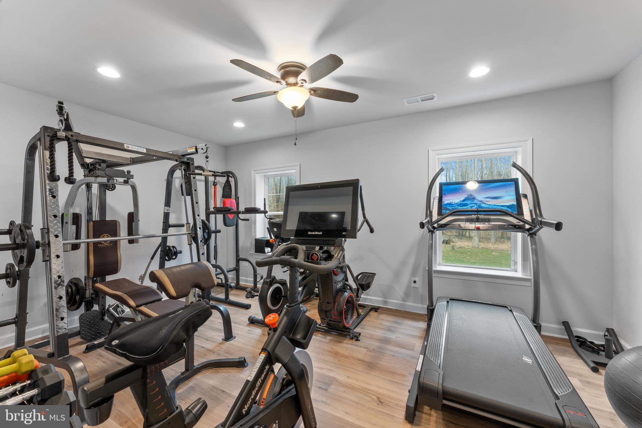13882 Trinity Pond Lane Manassas, VA 20112 - Photo 57 of 69 a view of a room with gym equipment