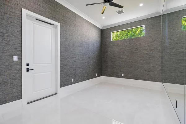 a view of an empty room