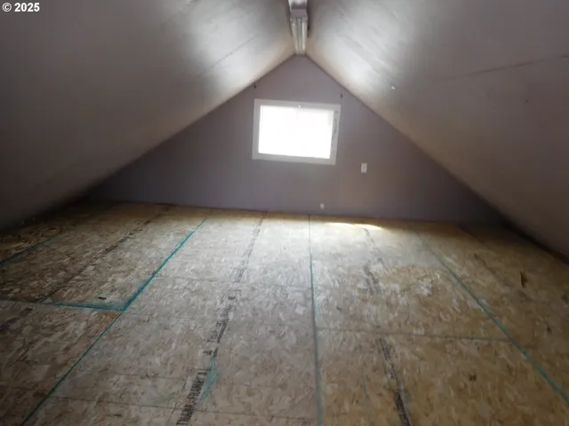 a view of backyard with green space