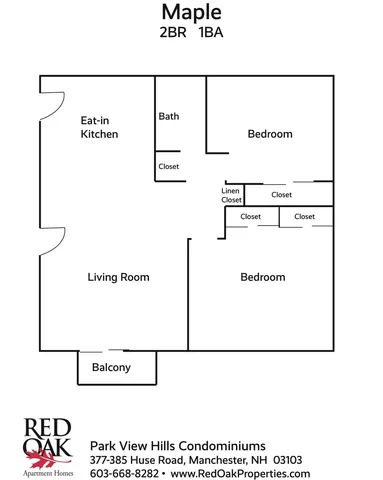 $1,832 | 385 Huse Road, Unit 25, Manchester, NH 03103