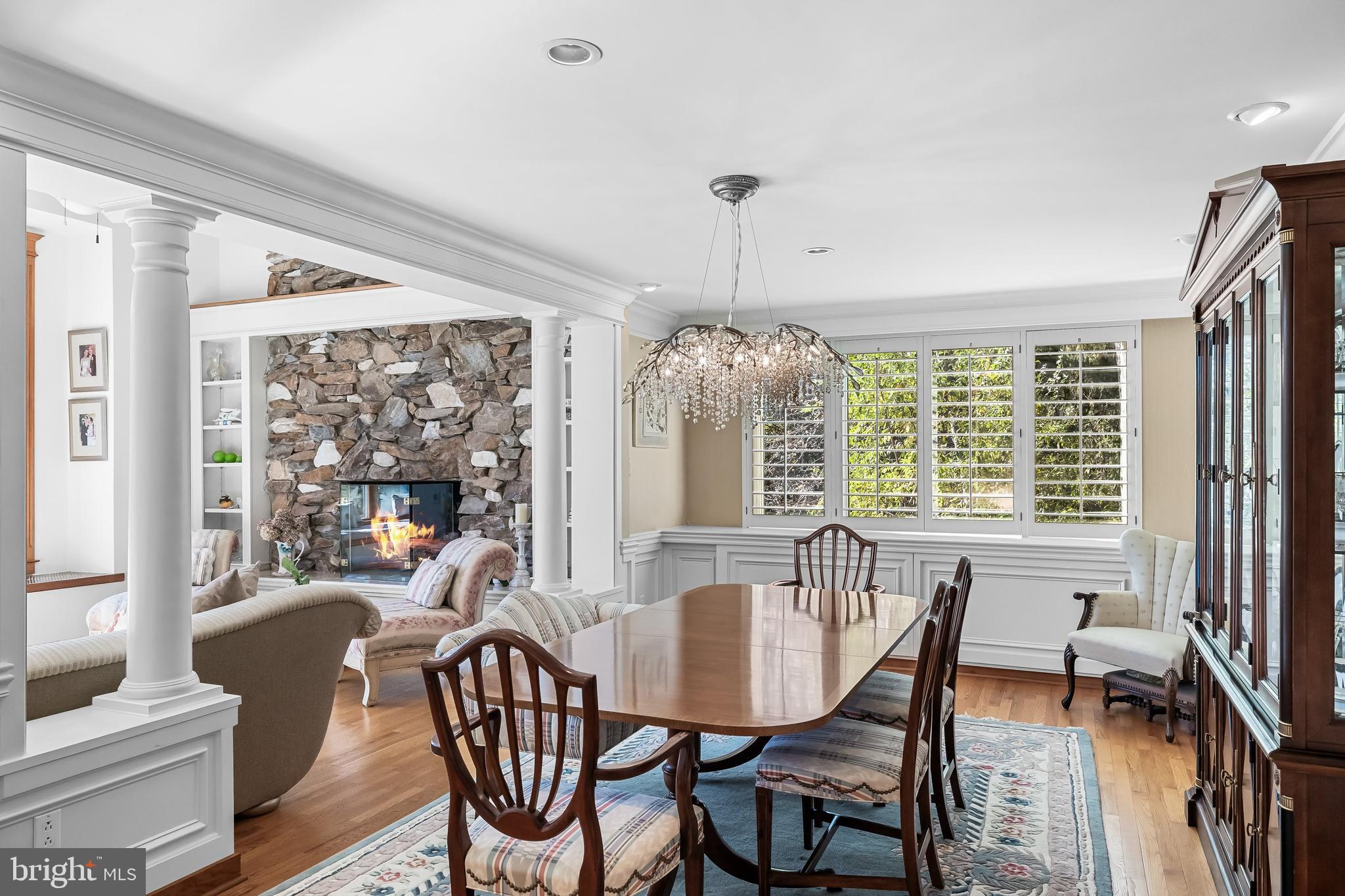 286 Chippewa Trail Medford Lakes, NJ 08055 - Photo 17 of 120 a view of a dining room with furniture window and outside view