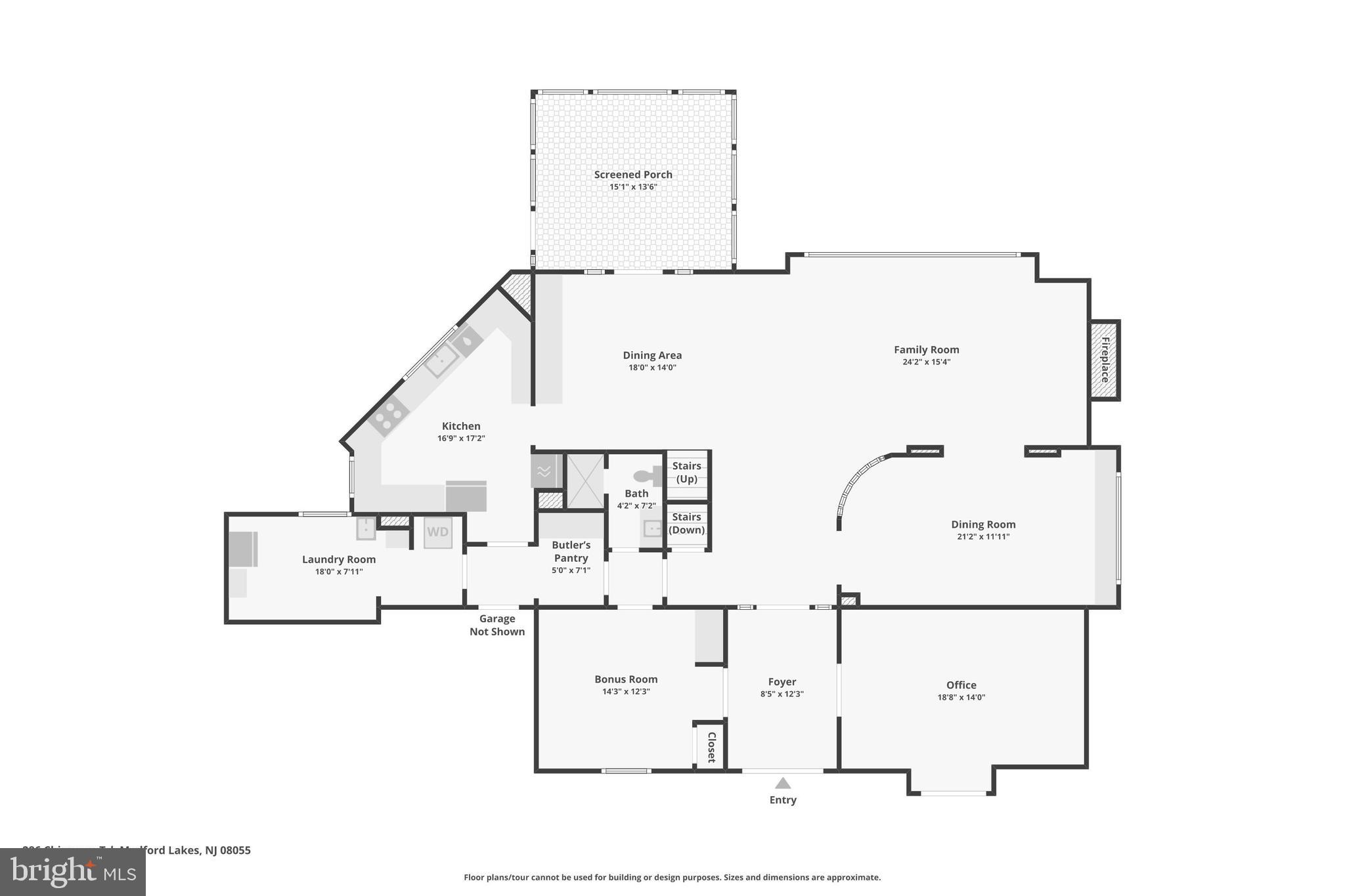 286 Chippewa Trail Medford Lakes, NJ 08055 - Photo 118 of 120 Main level floor plan