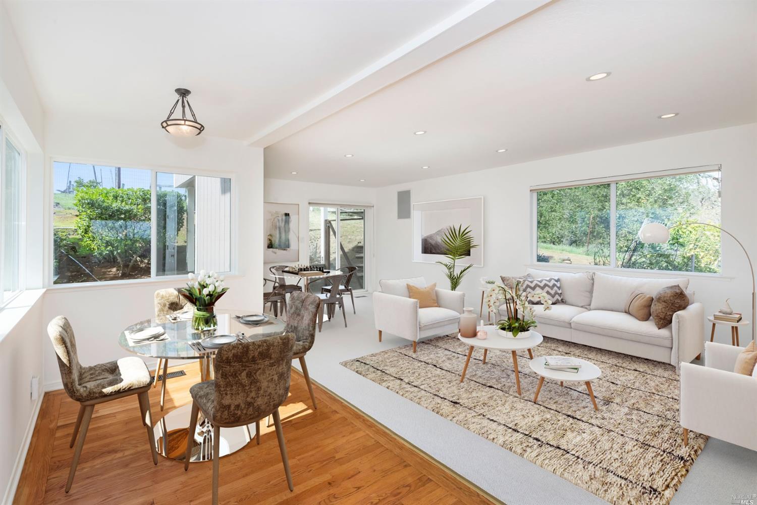 104 Bryan Drive Novato, CA 94945 - Photo 17 of 38 Virtually staged but as you can see there is an informal dining area.