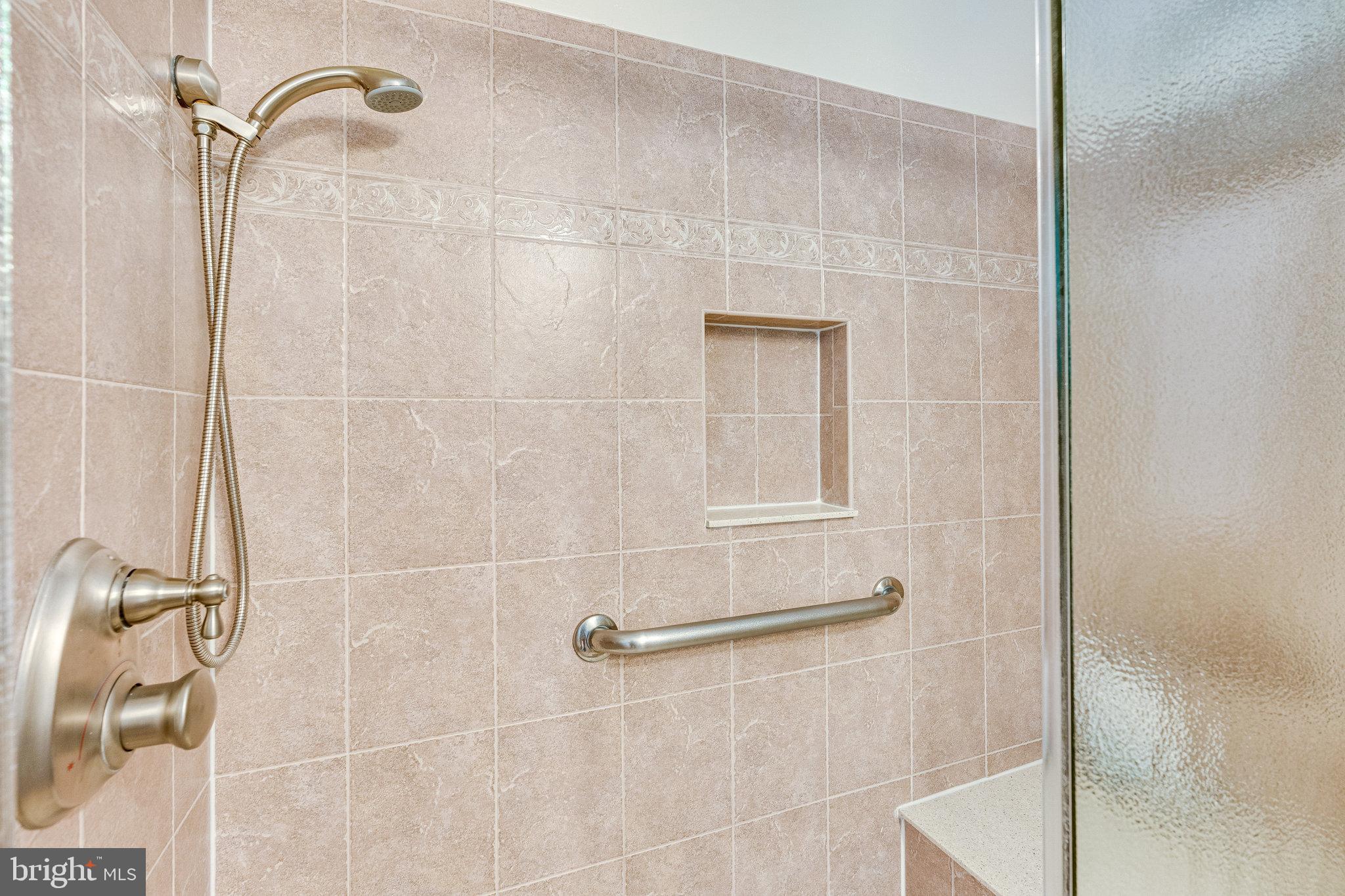 11605 Vale Road Oakton, VA 22124 - Photo 36 of 68 Custom Shower w/ Seat