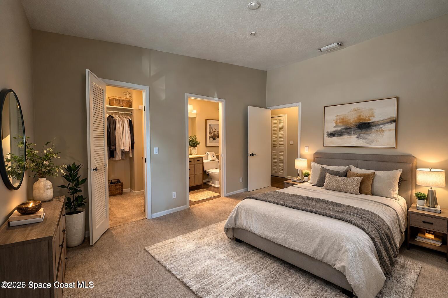 7667 North Wickham Road, Unit 1215 Melbourne, FL 32940 - Photo 11 of 32 staged bedroom