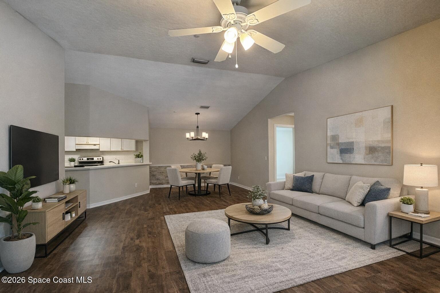 7667 North Wickham Road, Unit 1215 Melbourne, FL 32940 - Photo 5 of 32 staged living are eat in