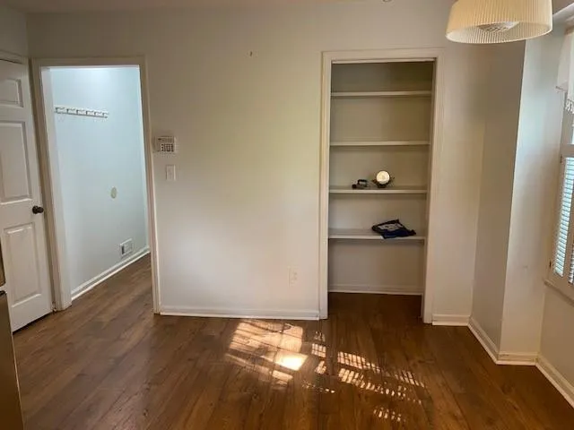 a view of an empty room