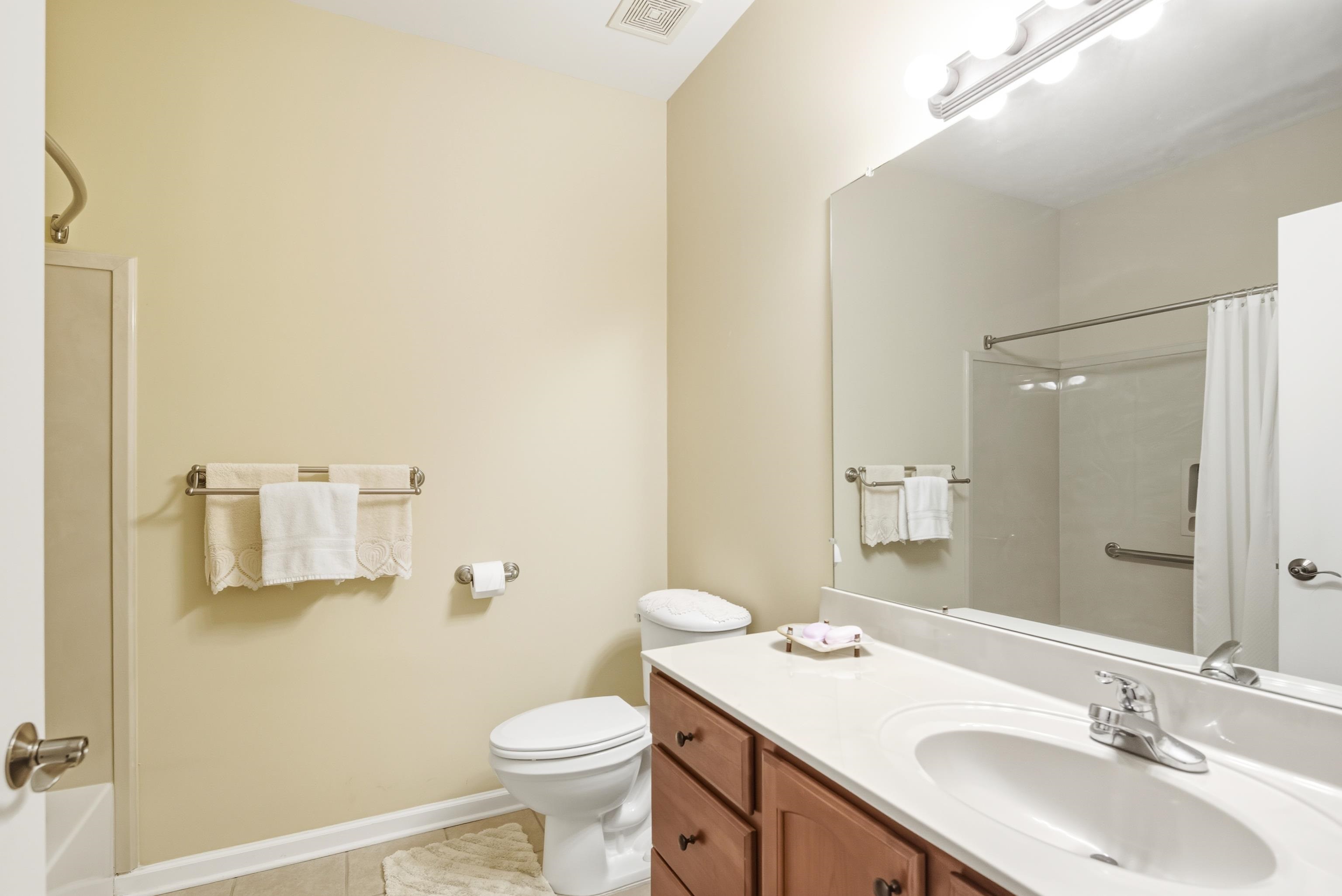 43 Peyton Ridge Drive, Unit 40 Collierville, TN 38017 - Photo 9 of 31 a bathroom with a sink toilet and mirror