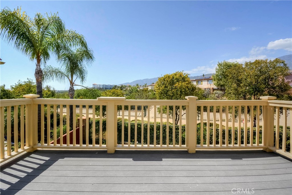 1803 Glen Rosa Street Upland, CA 91784 - Photo 36 of 68 a view of a balcony with wooden floor
