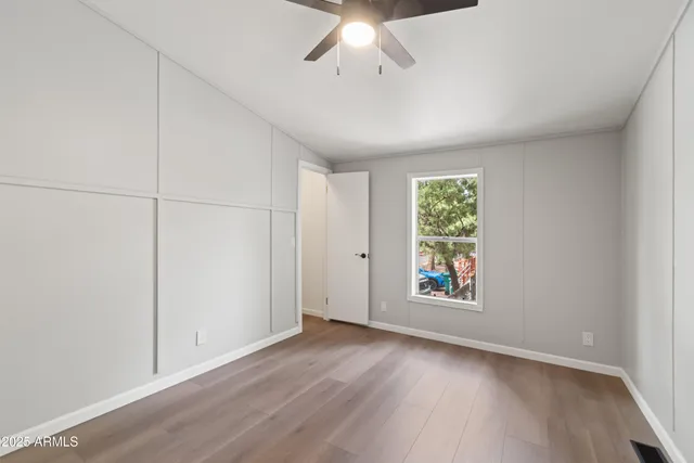 wooden floor in an empty room