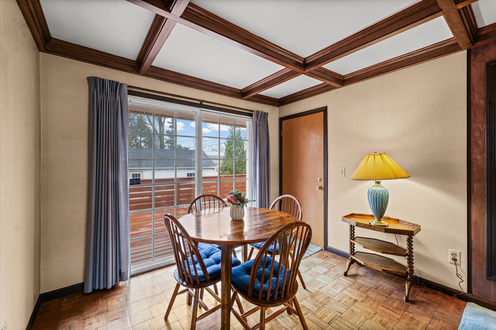 901 West Healey Street Champaign, IL 61821 - Photo 14 of 30 a dining room with furniture and wooden floor