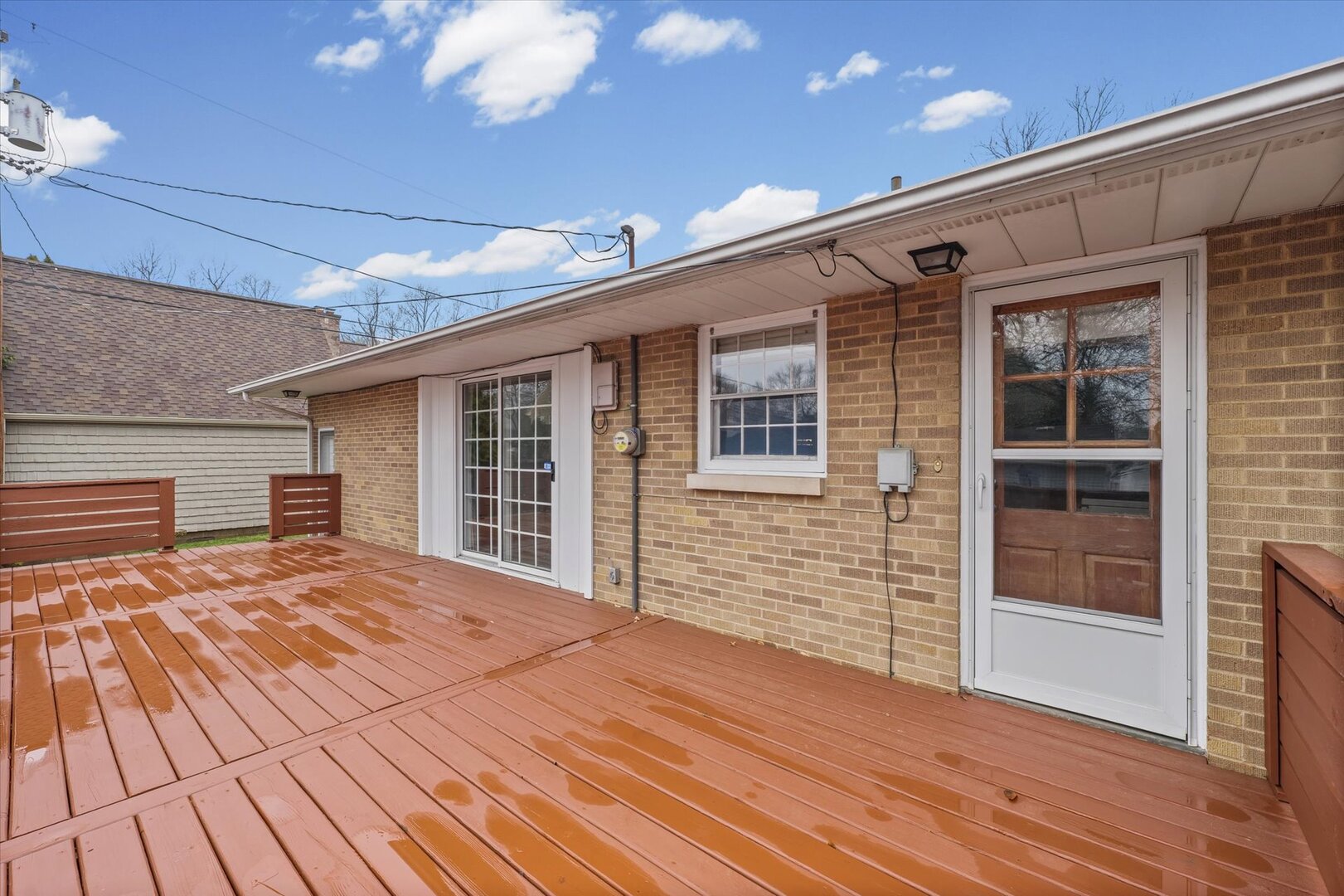 901 West Healey Street Champaign, IL 61821 - Photo 29 of 30 a view of backyard with wooden floor and fence
