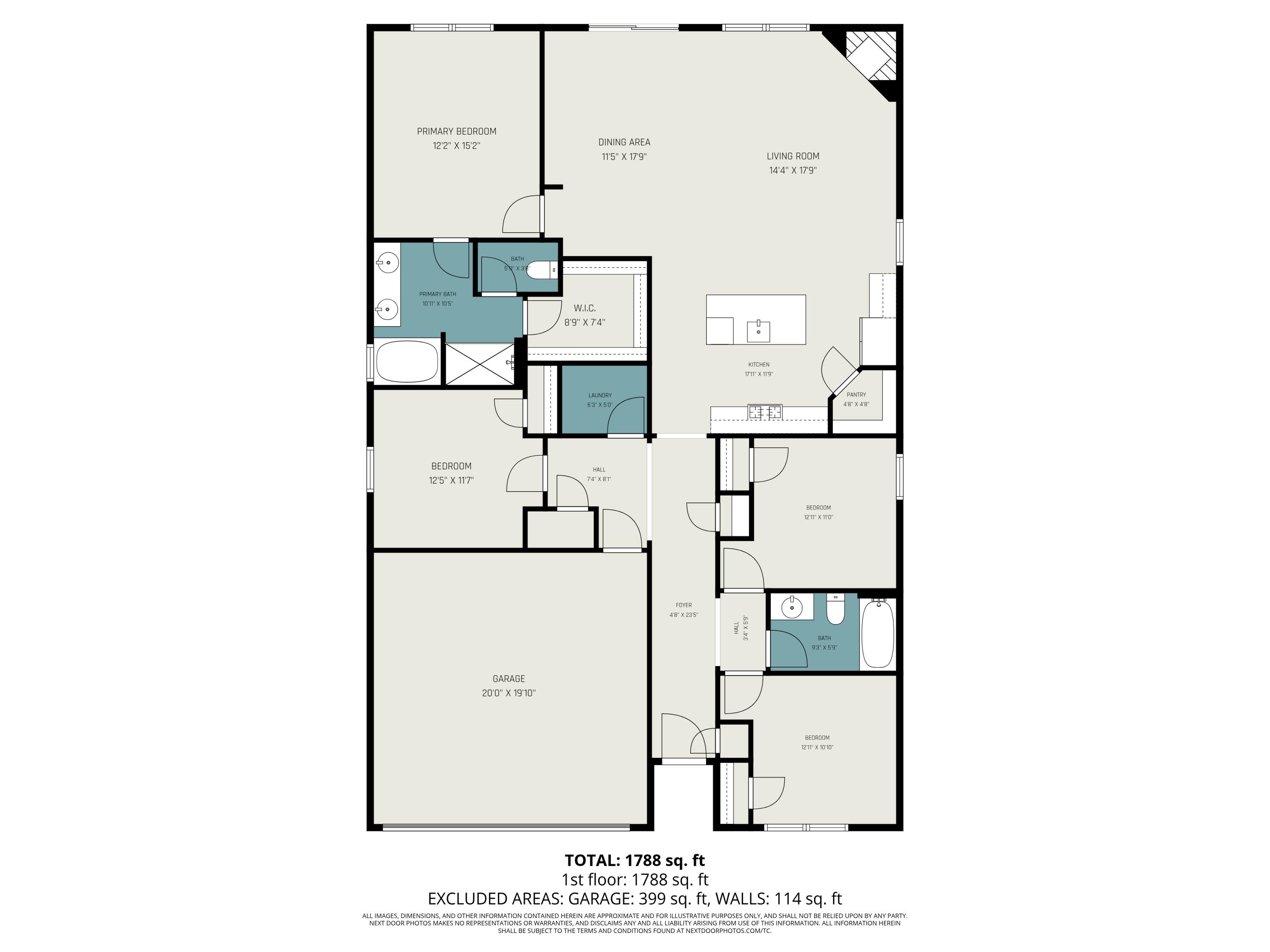 621 Wayton Circle Moncks Corner, SC 29461 - Photo 44 of 44 Floorplan