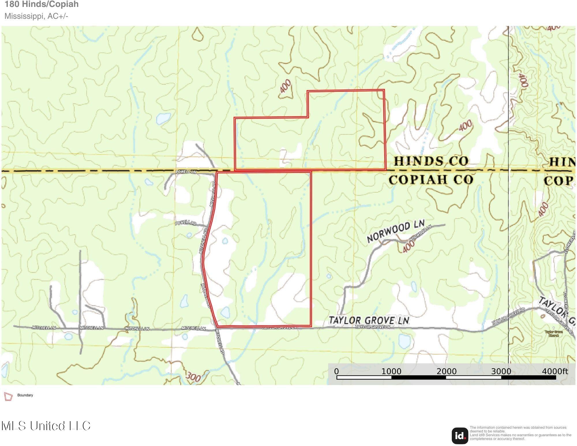 2046 Mitchell Road Crystal Springs, MS 39059 - Photo 45 of 46 topo map