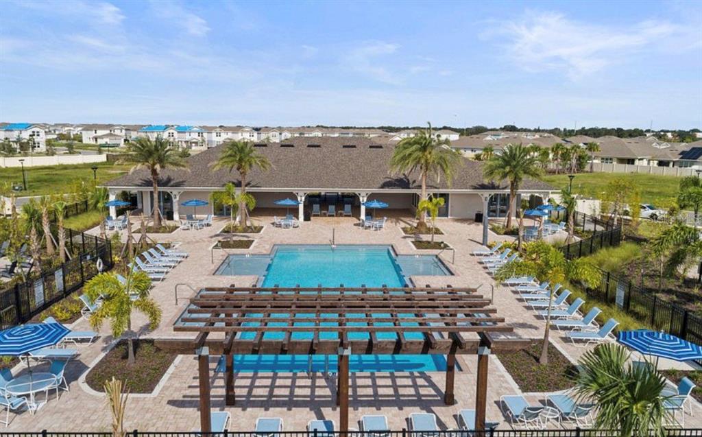 1994 Spring Shower Circle Kissimmee, FL 34744 - Photo 27 of 29 an aerial view of a house with a ocean view