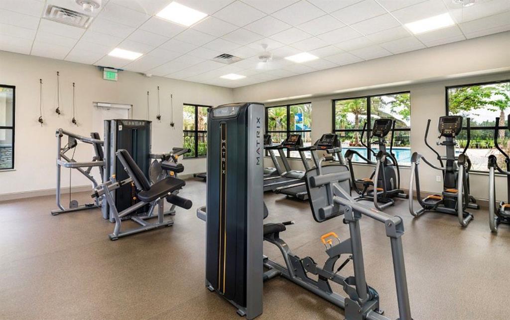 1994 Spring Shower Circle Kissimmee, FL 34744 - Photo 28 of 29 a view of a room with gym equipment