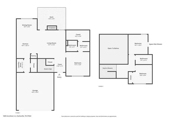 $2,100 | 1605 Gramham Lane, Clarksville, TN 37042