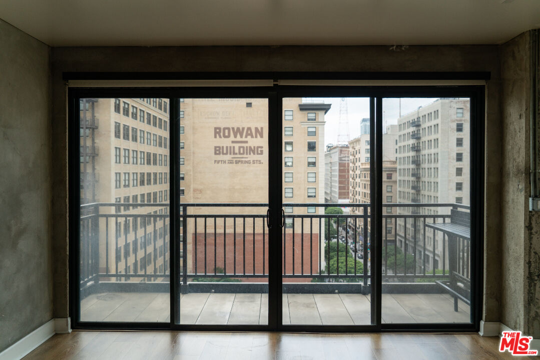 416 South Spring Street, Unit 906 Los Angeles, CA 90013 - Photo 1 of 18 a view of a balcony from window