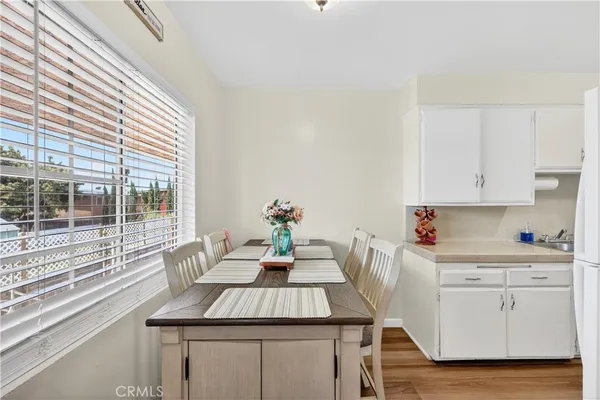 a bathroom with a sink and a shower curtain