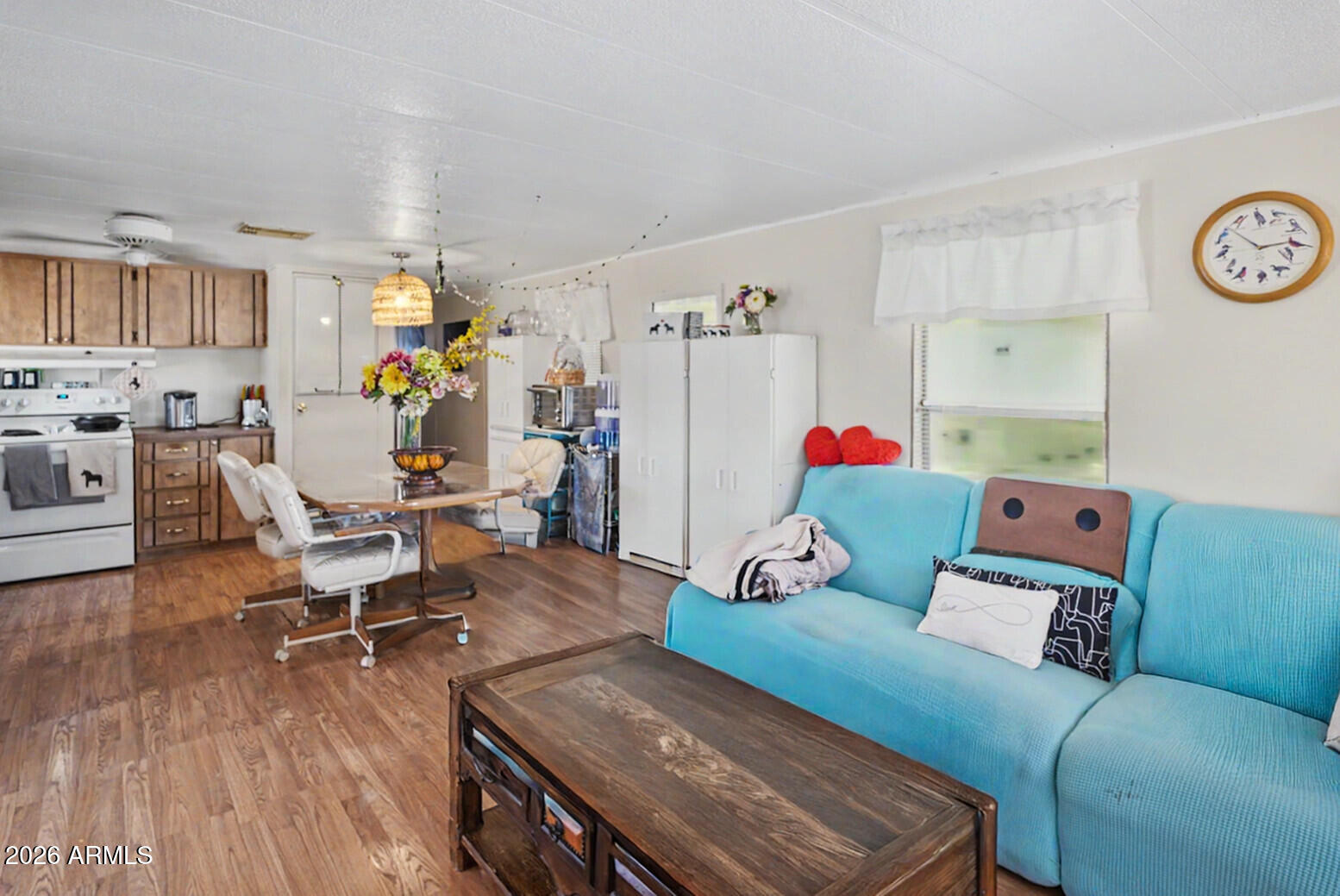 2605 South Tomahawk Road, Unit 65 Apache Junction, AZ 85119 - Photo 6 of 11 Open Kitchen & living room