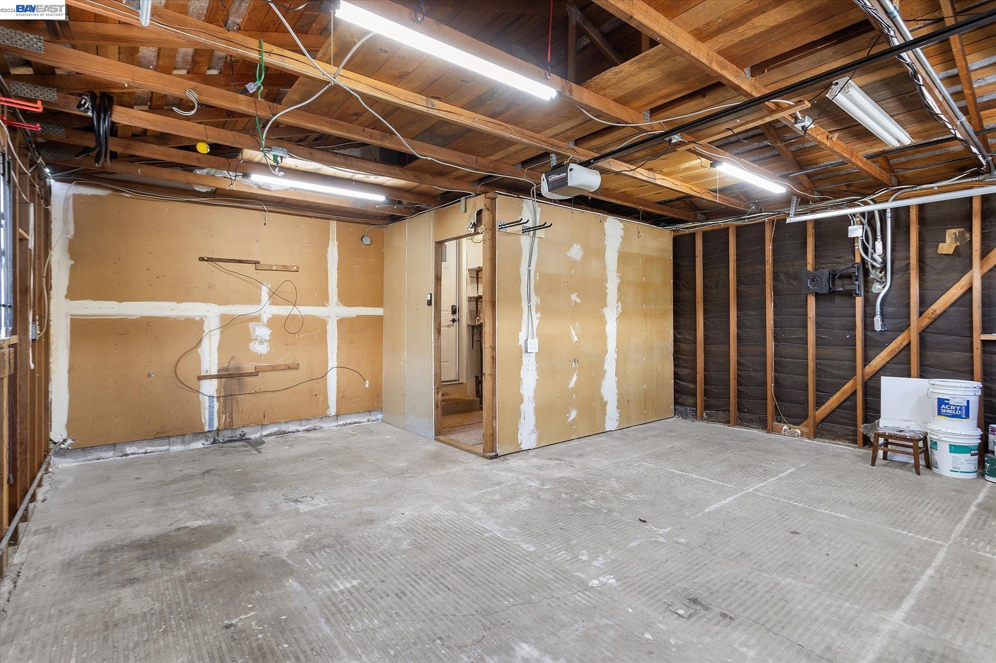 16683 Kildare Road Castro Valley, CA 94546 - Photo 68 of 77 a view of a room with wooden walls