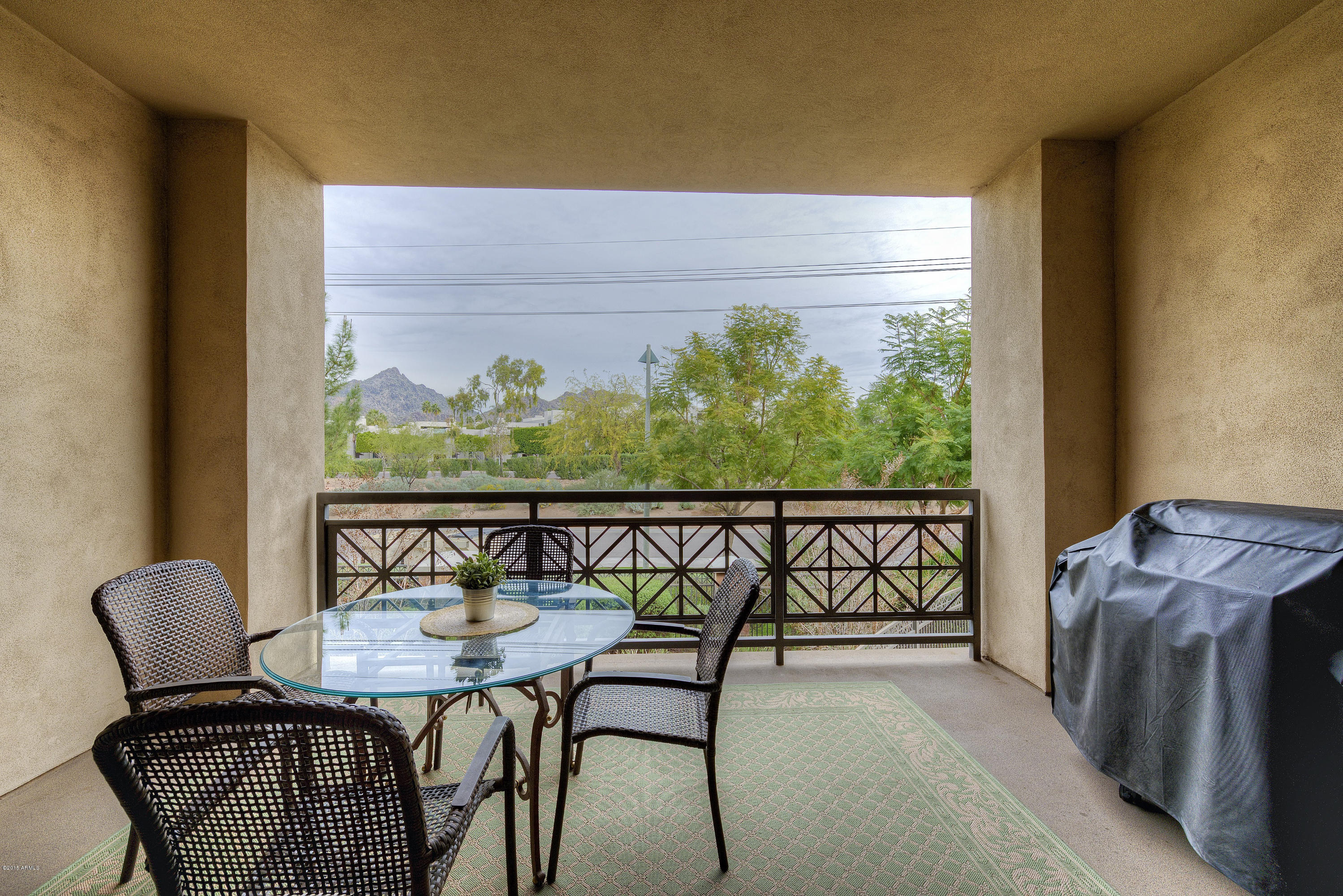 8 Biltmore Estate, Unit 213 Phoenix, AZ 85016 - Photo 19 of 25 022_Covered Patio and Mountain Views