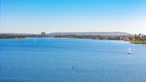 a view of lake view and mountain view