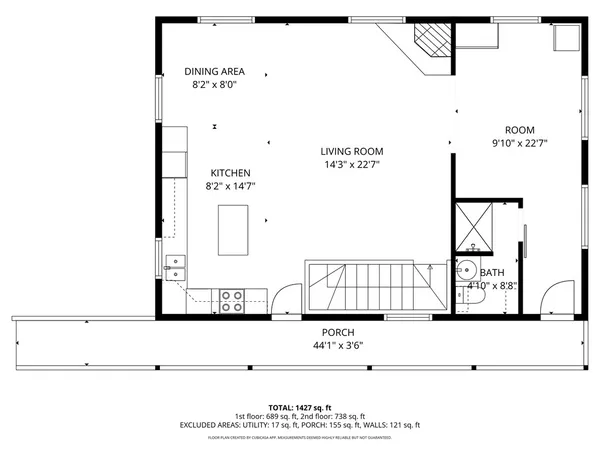 a picture of a floor plan