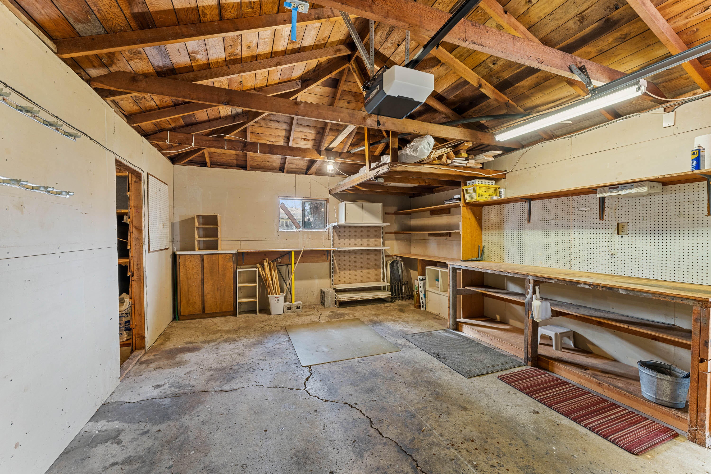 220 South 3rd Street Central Point, OR 97502 - Photo 26 of 29 Inside the one car garage previous owners used as a work space.