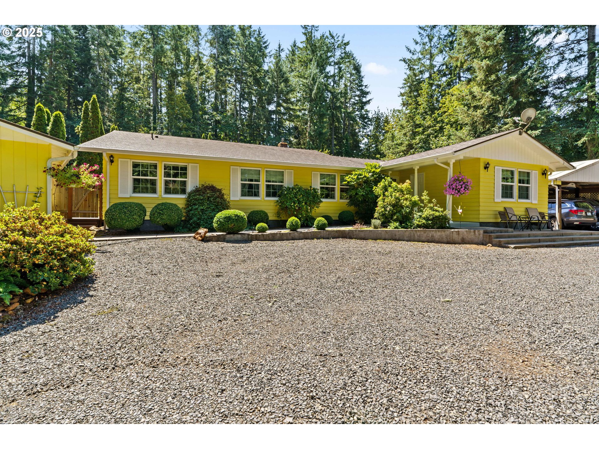38754 Place Road Fall Creek, OR 97438 - Photo 6 of 48 a front view of a house with a yard