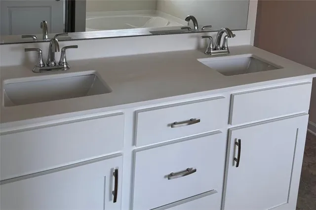 a close view of sink and tap