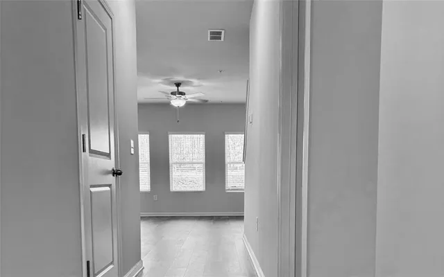 a view of livingroom with chandelier