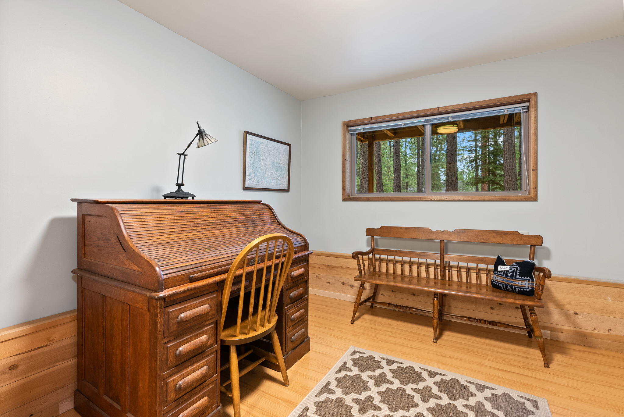 13251 Snowbrush, Unit GH 266 Black Butte Ranch, OR 97759 - Photo 23 of 37 a bedroom with a bed and a window
