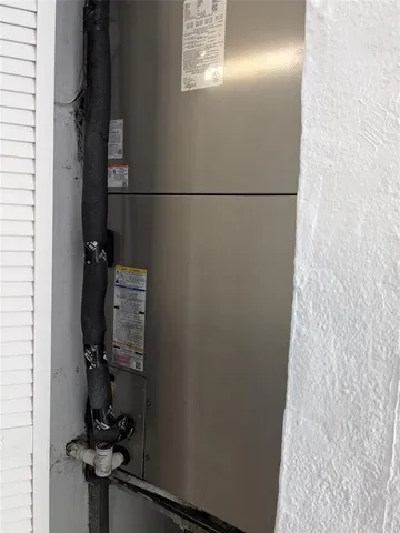 a view of water heater room