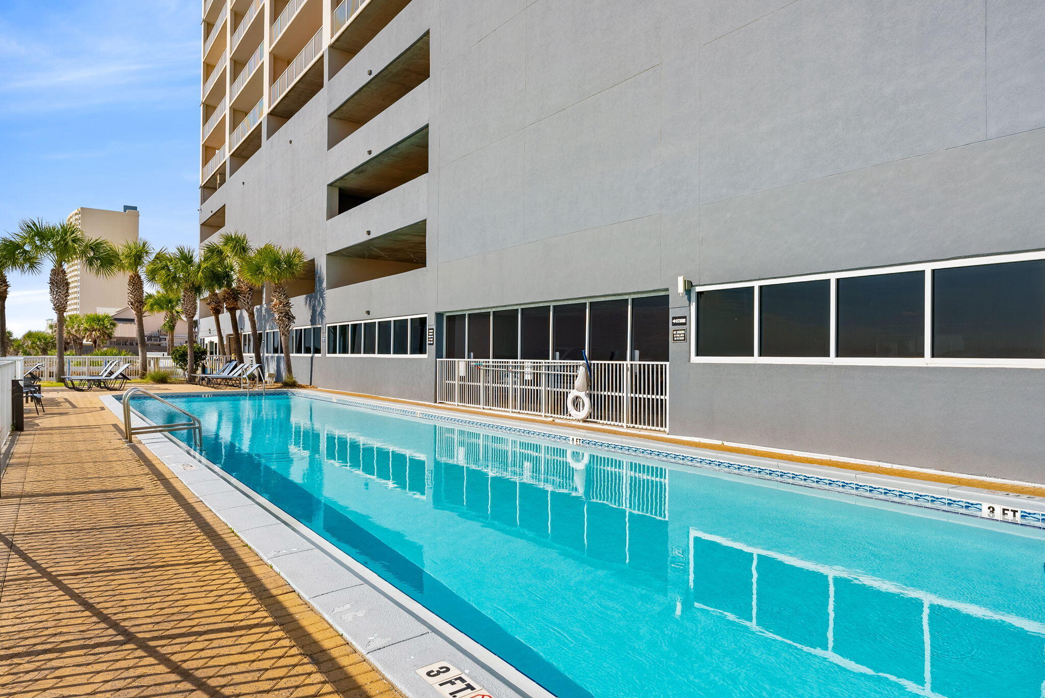 14415 Front Beach Road, Unit 1305 Panama City Beach, FL 32413 - Photo 41 of 47 a view of balcony with a swimming pool