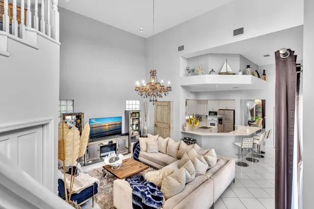 a view of outdoor space yard deck patio and outdoor kitchen